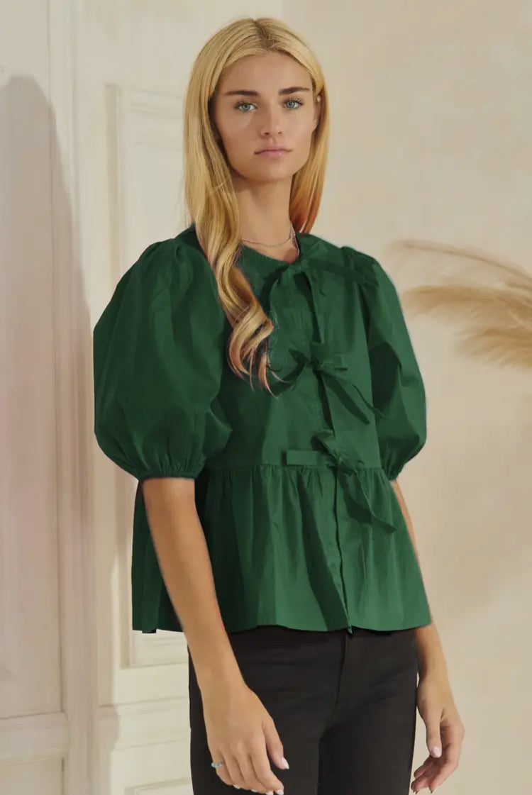 Plus Size Poplin Top