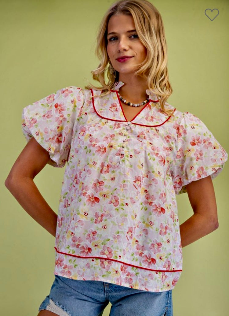 Floral Spring Top