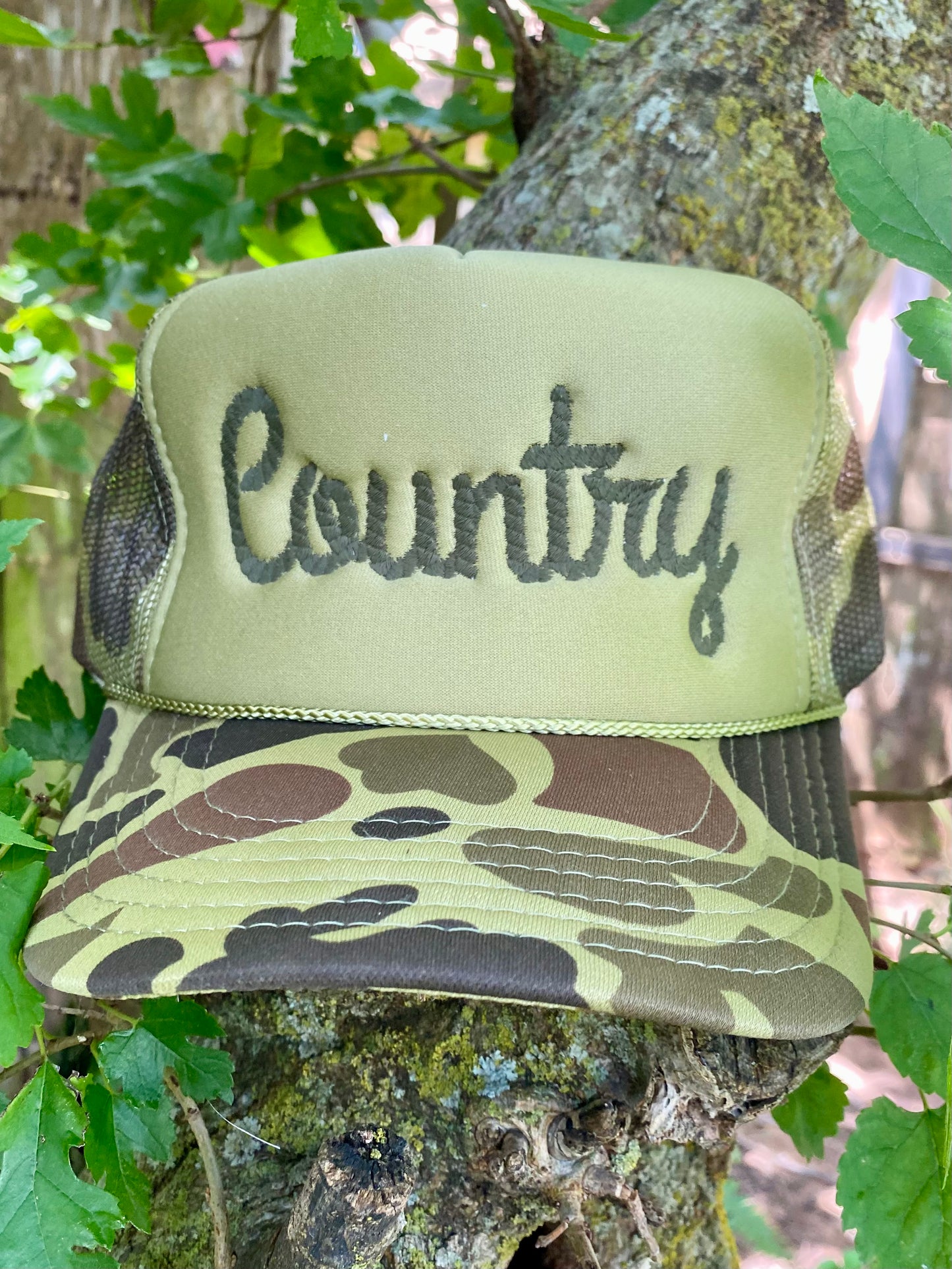 Country w/Camo Trucker Hat