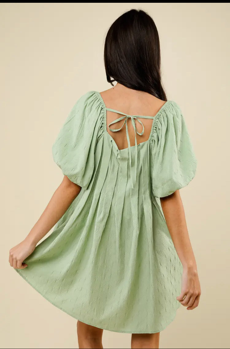 Pleated Spring Dress