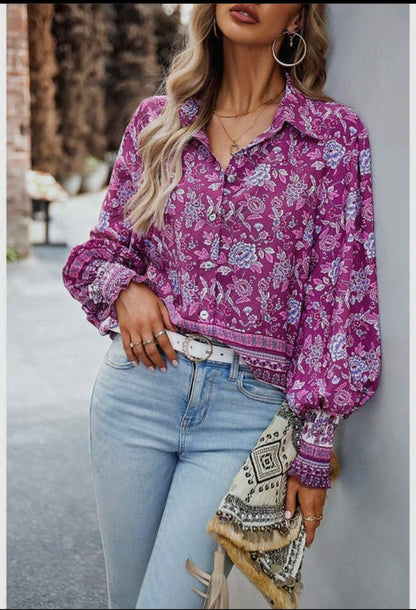 Fall Mauve Top