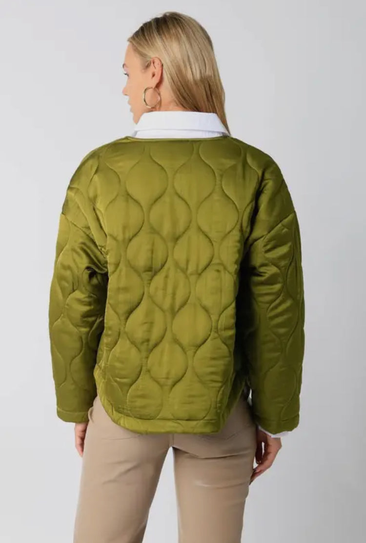 Avacado Quilted Jacket