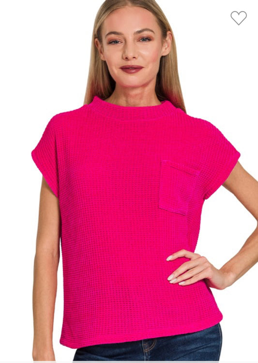 Chenille Waffle Sweater