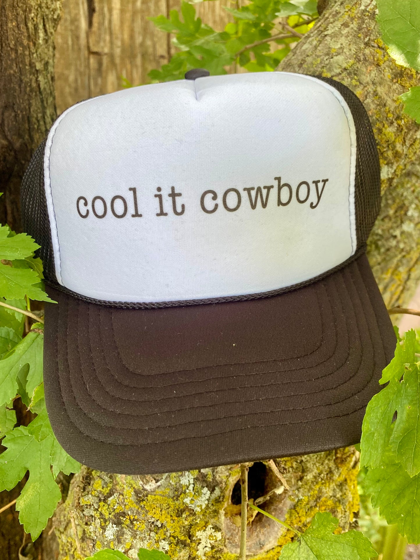 Cool It Cowboy trucker hat