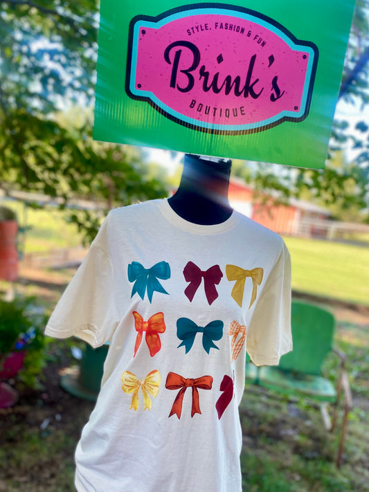 Fall Bow Tee