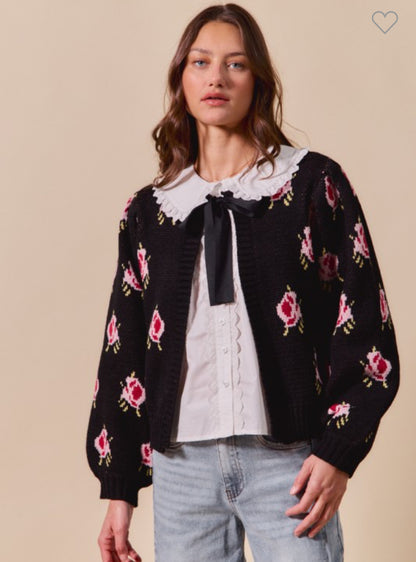 Sweet Floral Cardigan