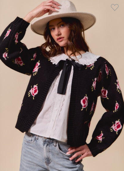 Sweet Floral Cardigan