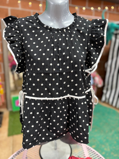Polka Dot Summer Top