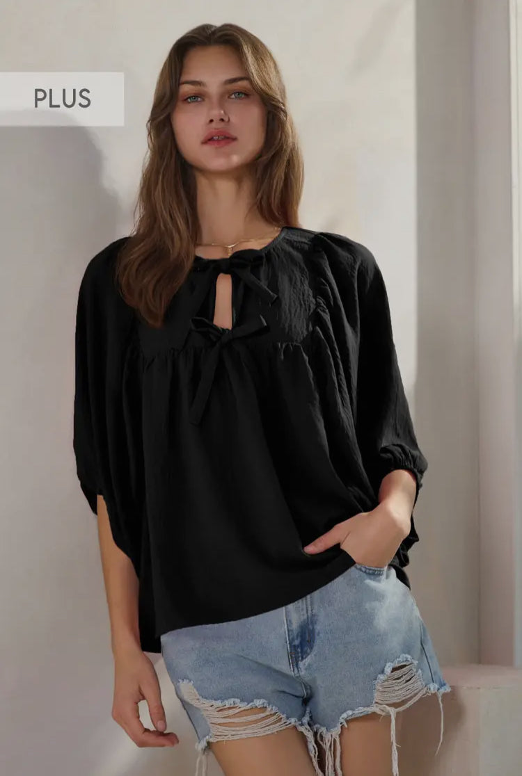 Batwing Blouse (Plus)