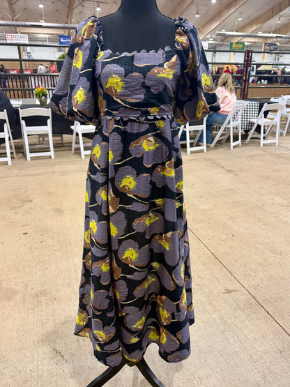 Yellow Poppy Dress