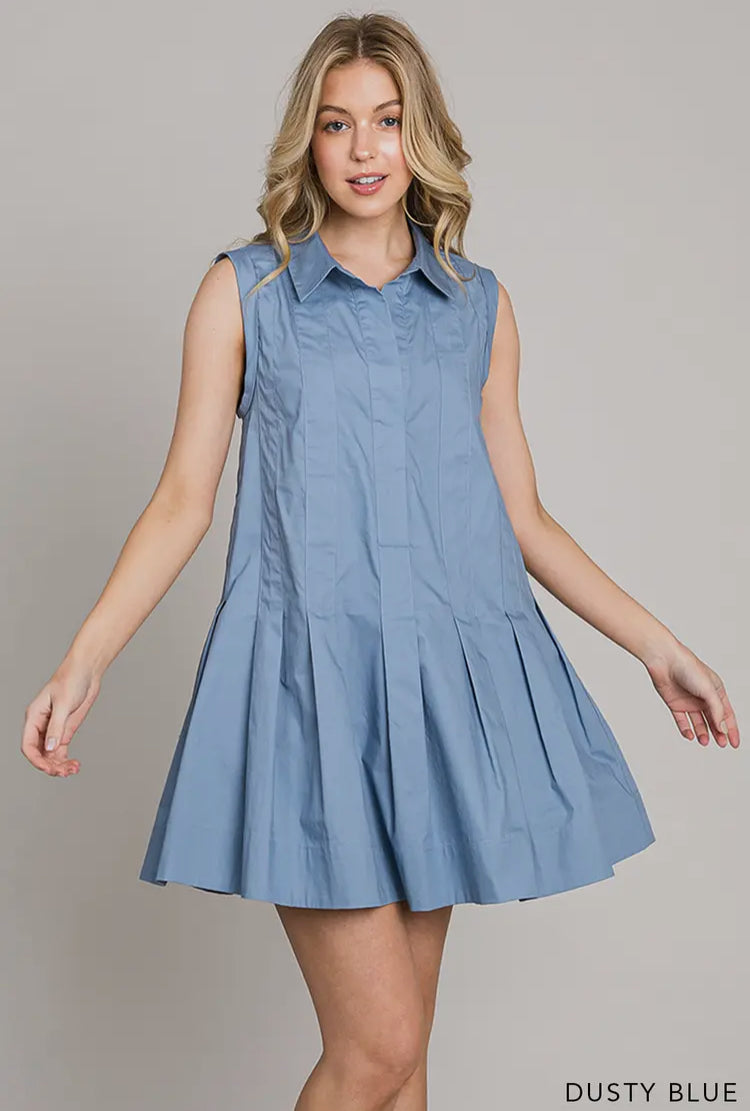 Poplin Shirt Dress