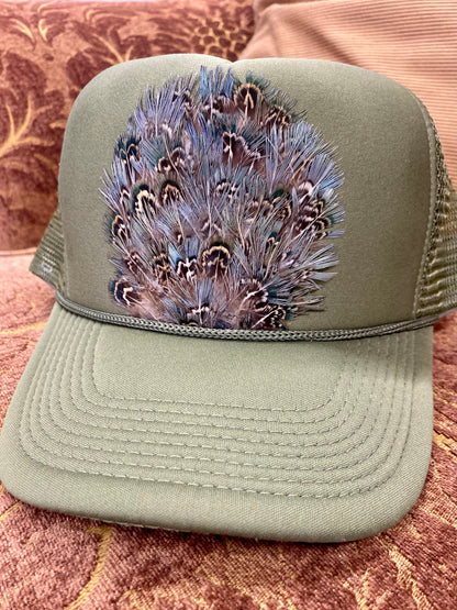 Feathered Trucker Hats