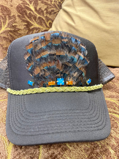 Feathered Trucker Hats