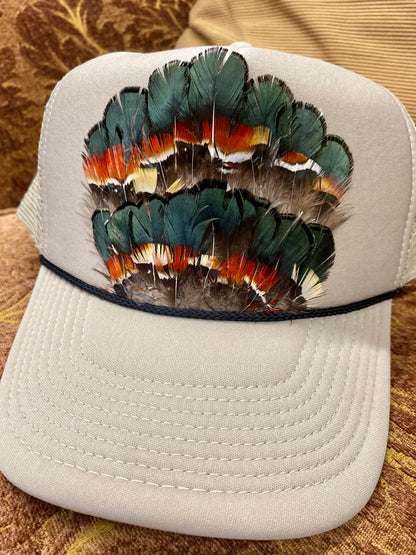 Feathered Trucker Hats